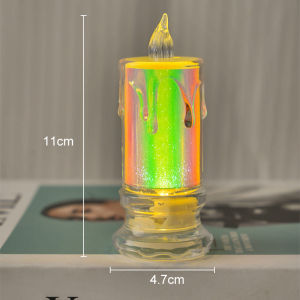 2pcs LED Electronic Candle Light Candle Night Lights For Home Wedding Party Christmas Decoration Ambient Lighting Valentines Day Decorations