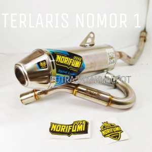 Knalpot NORIFUMI ROCKET 4 Fullset KLX D-Tracker 150 klx S L bf dan CRF 150 Wr155 Klxbf