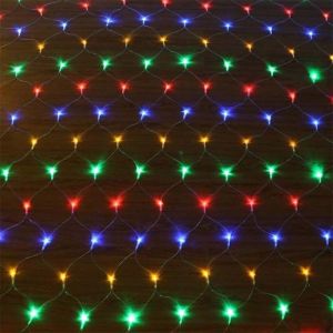 Starry Ceiling Net Light LED Mesh Decoration Color Flash String Lawn Tree Garden Outdoor Waterproof Fairy Lampu Taman