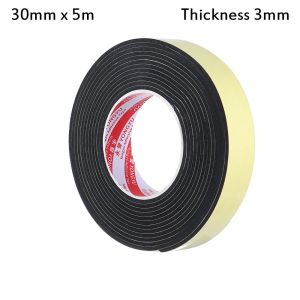 CHLOCH 1pcs Nhà bếp Phần cứng Cách âm Cửa sổ Chống thấm nước Băng cao su Dải bịt kín Bọt xốp Keo một