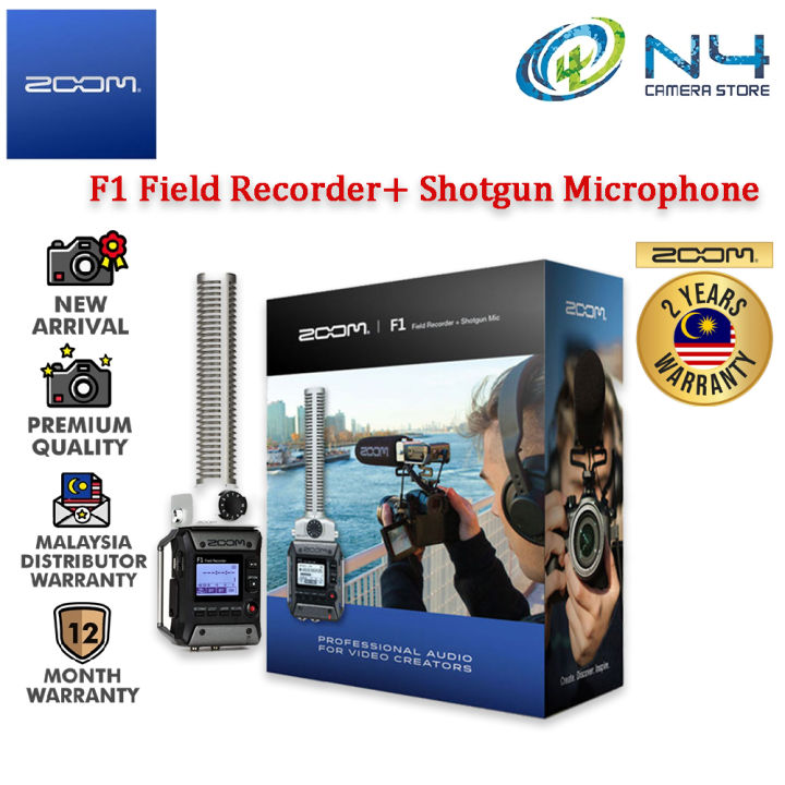 Zoom F1-SP Field Recorder with Shotgun Microphone (Original Zoom ...