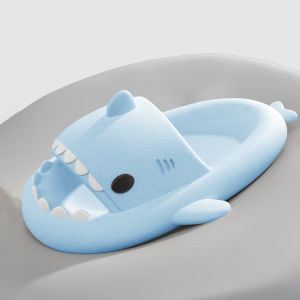 LB Sandal Hiu Kartun Sendal Shark Dewasa Sandal Rumah Wanita Eva Lembut Ringan Nyaman Sandal Pasangan Korea Selatan COD