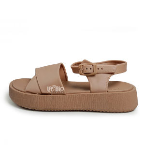 Porto lady Sandal Platform Slipon Selop Tali Karet Wanita Kasual KAS