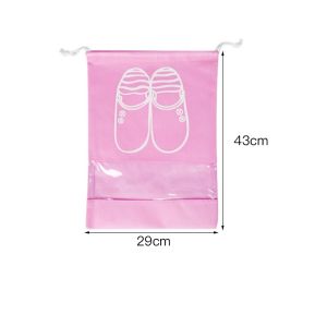 Túi đựng giày dép vải dù dây rút chống bụi ẩm mốc họa tiết đa dạng tiện lợi bỏ vali du lịch