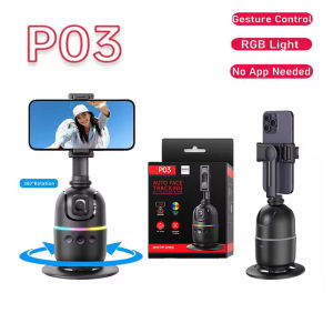 P03 AI Gimbal Stabilizer for Mobile Phone 360 Auto Face Tracking Desktop Follow-up Gimbal Stand for Camera Action Cameras