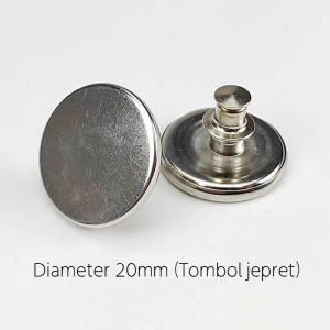 Kancing logam magnet 1set(2pcs) kancing Magnetic Apparel Bag Magnet Buttons (ADVANCE VERSION: Magnet dua sisi)
