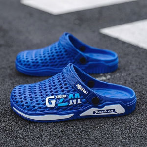 LHShoess มาใหม่  รองเท้าแตะแฟชั่นแบบสวมผู้ชาย เป็นงานยางปิดหน้าเท้า เปิดส้นพร้อมสายรัดส้น ทรงสวย แมทช์ง่าย กดสั่งเลยจ้า พร้อมส่งมาก