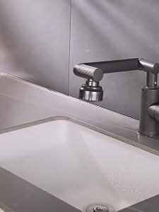 洗手盆水龙头冷热 旋转招财猫机械臂龙头 厨房卫生间洗脸面盆龙头