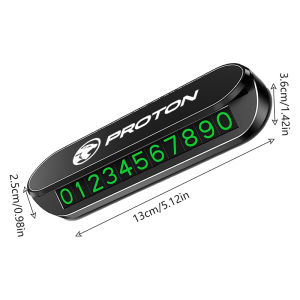 เหมาะสำหรับ X90 X70 X50รถ Proton Exora Persona Saga Waja Waja Waja Wira E.mas 7 Preve Savvyin ป้ายที่จอดรถชั่วคราวรถยนต์แผ่นป้ายทะเบียนรถยนต์คุณภาพสูงมีสไตล์ส่วนบุคคล Hiasan Interior สร้างสรรค์