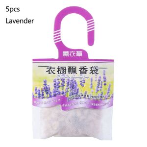 YIYIUR 5packs Natural Fragrances Fragrant Air Fresheners Aromatherapy Bag Spices Bags Deodorizing Paper Wardrobe Sachets