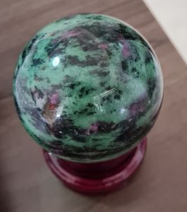 Multi colors Coral Agate Crystal Ball