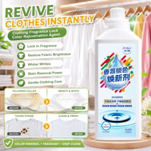 Fabric Color Revitalizer Black Clothes Dye Lock Color Restorer Anti Fade Repair True Silk Color Brightener Laundry Aid