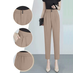 Quần tây baggy nữ công sở Arrow lưng cao thun sau dễ thương độc đáo