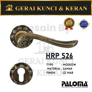 PALOMA HRP 526 HANDLE ROSES PALOMA MOSKOW ZZ | HANDLE GAGANG PINTU PINTU KAYU ANTIK KLASIK