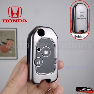Honda CR-V Jazz City Brio Civic Accord car key chain Honda car key case Honda folding key 2-button bear key chain