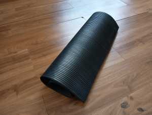 Simplex Sol Sepatu Bahan Lembaran Java Rino Tebal 3 Mm Karet Premium Motif Genteng Anti Licin Pria Wanita Hitam Krem