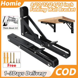 2pcs Folding Angle Bracket Adjustable Wall Mounted Table Shelf Bracket Triangle Bracket