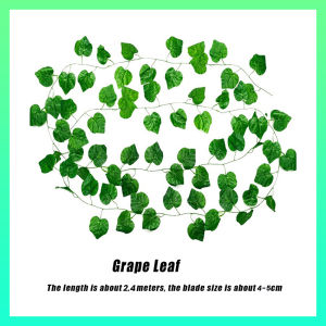 ใบไม้ประดับสวยๆ ยาว 2.3 เมตร จัดส่งเร็ว มีสินค้าในสต๊อก! | สำหรับตกแต่งผนัง ร้านกาแฟ ร้านอาหาร