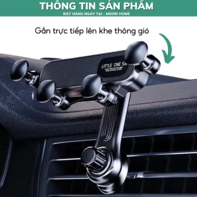 FUCO Giá đỡ điện thoại trên ô tô móc cửa gió điều hòa không chắn gió có thể điều hướng
