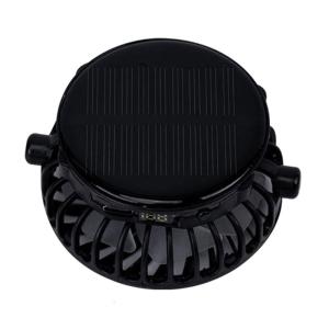 Solar Handheld Fan 1000mAh Rechargeable Fan Quiet Cooling Fan Camping ABS Texture for Sports Hiking Fishing