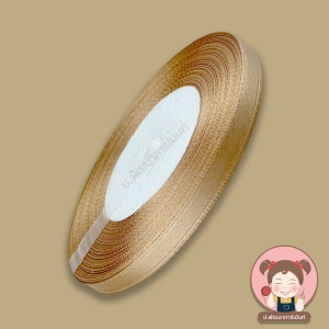 ริบบิ้น ริบบิ้นผ้า ริบบิ้นผ้าซาติน (หน้าเดียว) ความยาว 30 หลา/ม้วน