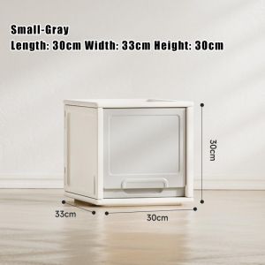 [SG]Large flip storage cabinet childrens toy storage stackable cabinet sealed bedroom living room storage