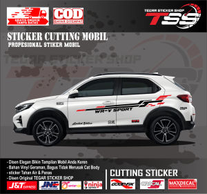 sticker mobil wrv sticker mobil honda wr-v sticker lis mobil keren sticker motif variasi body mobil