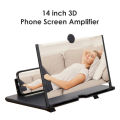 Bộ Khuếch Đại Màn Hình Điện Thoại 3D 14 Inch, Kính Lúp Phóng To Màn Hình Điện Ảnh Di Động. 