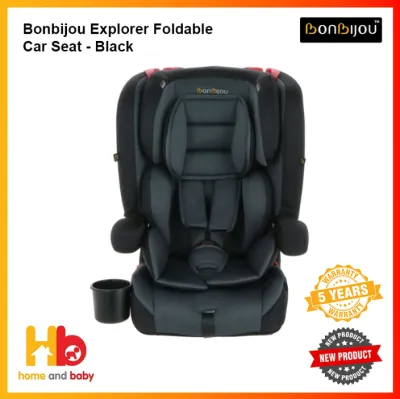 Bonbijou Explorer Foldable Car Seat (INCLUDE CAR SEAT BAG & CUP HOLDER)(ISOFIX)