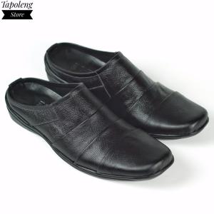 Sepatu Slop Pria Slip On Bustong Sepatu Sandal Kulit TS04 Handmade MURAH