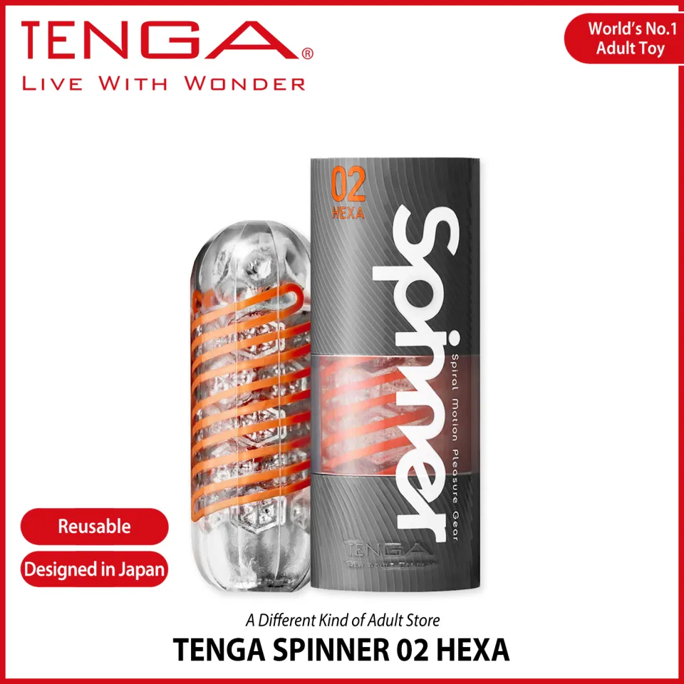 sex toy controlled by app Tenga - Spinner 02 Hexa Orange Adult Sex Toy Masturbator For Men  Unbelievable Sensation Spinner DX 02 Bumps