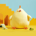 25-85cm Dundun Chicken Plush Toy MINISO Nap Pillow Super Soft and Cute Plush Chickling Style Adorable Stuffed Animal 24.5*20*23/20*20*35 cm. 