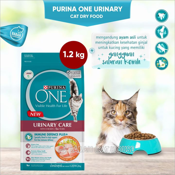 Purina ONE URINARY Adult Chicken Cat Dry Food Makanan Kering