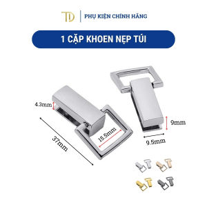 Nẹp túi xách khoen d túi xách khoen quai túi xách công nghệ mạ điện độ bền 5 - 8 năm