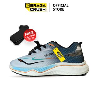 BRAGA CRUSH Solaris Free Kaos Kaki Sepatu Sneakers pria