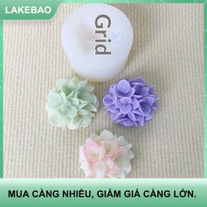 【LAKEBAO】 Hoa Cẩm Tú Cầu Silicone khuôn tự làm hương liệu nến thạch cao nhựa đất sét khuôn nhà bếp nướng bánh trang trí hoa khuôn