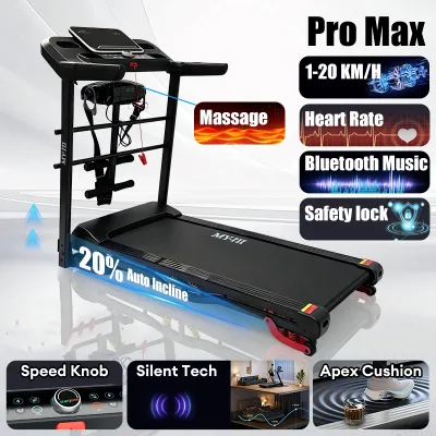 JC700 Treadmill 4HP 1-16km/h with Bluetooth music LED large display screen Wide runway Home fitness