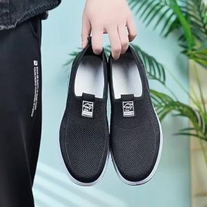 DadS Casual Sports Shoes Slip-On Cloth Shoes For Middle-Aged And Elderly Breathable Walking Shoes For Men Comfortable And Non-Tiring Non-Slip