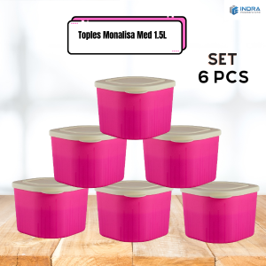 Paket Toples Warna Warni/set isi 6 pcs/ food storage HEMAT Rp 5000