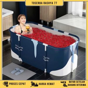 COD Moonbeam Bak Mandi Lipat Untuk Dewasa / Bayi portable / Modern Serbaguna Aesthetic / bAk ManDi sudut  SPA Bathtub Portable Folding Adult Bath Anak &Dewasa