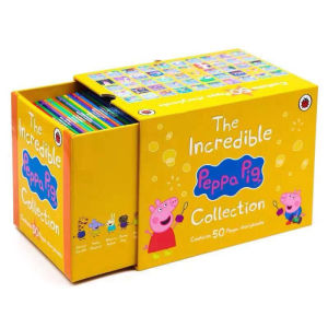 Peppa Pig 1-50 Collection Yellow Box 2-6 years Old Picture Reading Books