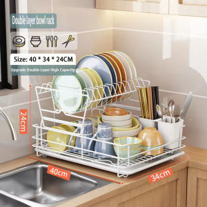 Drain Rack Auto Drainer Tray Dish drying rack with Holder Dish Drainer kitchen dish rack kitchen organiser Kitchen