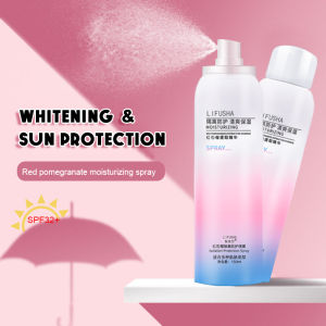150ml Red Pomegranate Sunscreen Spray Waterproof Body Sunscreen Neck Moisturizing Whitening Concealer UV resistant| Mama House