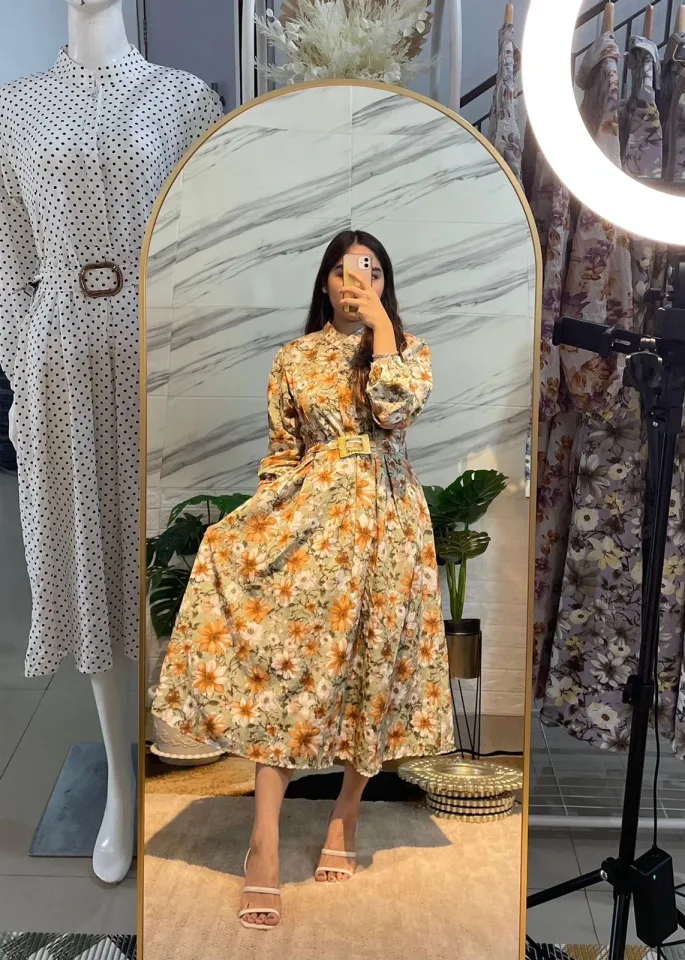 zara floral print midi dress Zara Floral Midi Dress – Fashion Pov