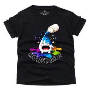 ( Monstahopkids ) Kaos Distro Anak laki-laki dan perempuan Gambar Lucu dan Unik Bahan 24s