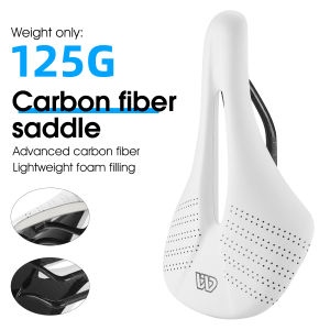 Tây đi xe đạp siêu nhẹ sợi carbon yên cao cấp 3K T700 đường đua Carbon da yên Trọng lượng nhẹ rỗng yên xe mtb