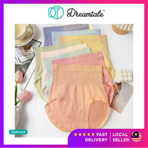 Dreamtale Seluar Dalam Wanita Women Panties 5Pcs High Waist Colourful Panties Women Underwear Ladies Panties Spender Wanita WCO300