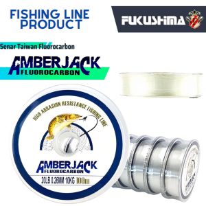Senar Pancing 100 Meter Fluorocarbon Connecting Fukushima Amberjack Saltwater Fast Sinking