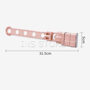 INS ราวตากผ้าล๊อคกับกรอบหน้าต่างติดตั้งง่าย