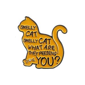 Artistics Cats Sofa Letter Brooch Sturdy Alloy Accessory for Casual Outfits